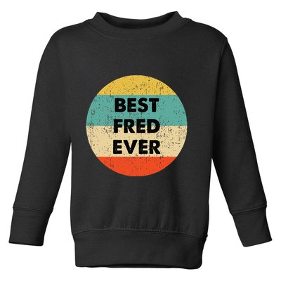 Fred Name Toddler Sweatshirt