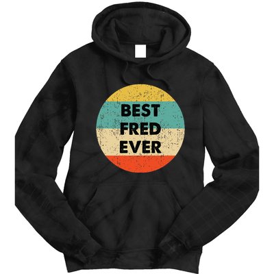 Fred Name Tie Dye Hoodie
