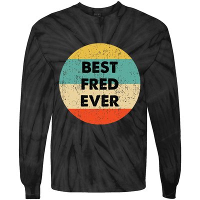Fred Name Tie-Dye Long Sleeve Shirt