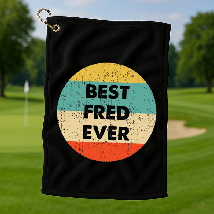 Fred Name Golf Towel