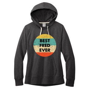 Fred Name Women's Fleece Hoodie