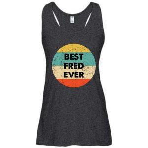 Fred Name Ladies Essential Flowy Tank