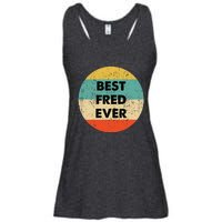 Fred Name Ladies Essential Flowy Tank