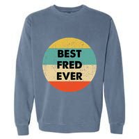 Fred Name Garment-Dyed Sweatshirt