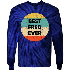 Fred Name Tie-Dye Long Sleeve Shirt