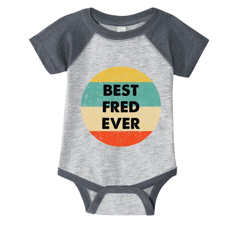 Fred Name Infant Baby Jersey Bodysuit