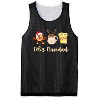 Feliz Navidad Funny Spanish Christmas Pan Dulce Cafe Tamales Mesh Reversible Basketball Jersey Tank