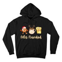 Feliz Navidad Funny Spanish Christmas Pan Dulce Cafe Tamales Tall Hoodie