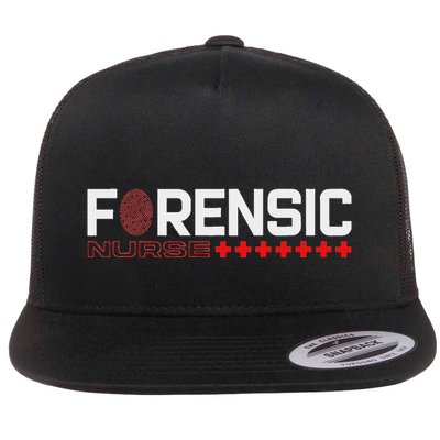 Forensic Nurse Forensic Criminalistics Scientist Flat Bill Trucker Hat
