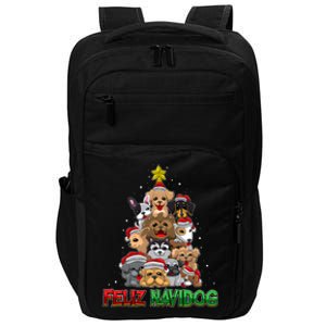 Feliz Navidog Feliz Navidad Christmas For Dog Lovers Impact Tech Backpack