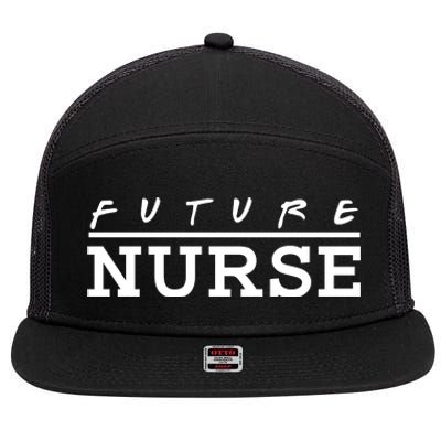 Future Nurse 7 Panel Mesh Trucker Snapback Hat