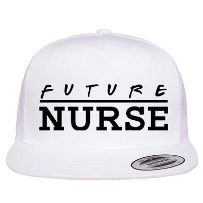 Future Nurse Flat Bill Trucker Hat