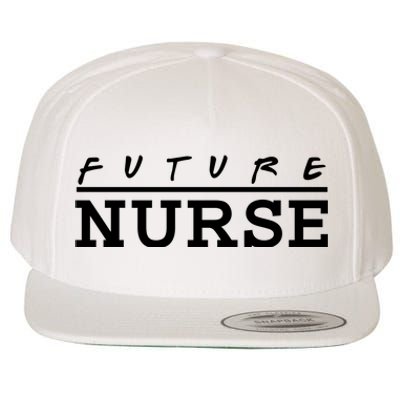 Future Nurse Wool Snapback Cap