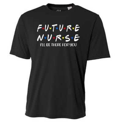 Future Nurse Funny Nursing Student Nurse School In Progress Cooling Performance Crew T-Shirt