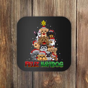 Feliz Navidog Feliz Navidad Christmas For Dog Lovers Coaster