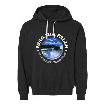 Funny Niagara Falls Niagara River New York State Canada Garment-Dyed Fleece Hoodie