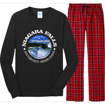 Funny Niagara Falls Niagara River New York State Canada Long Sleeve Pajama Set