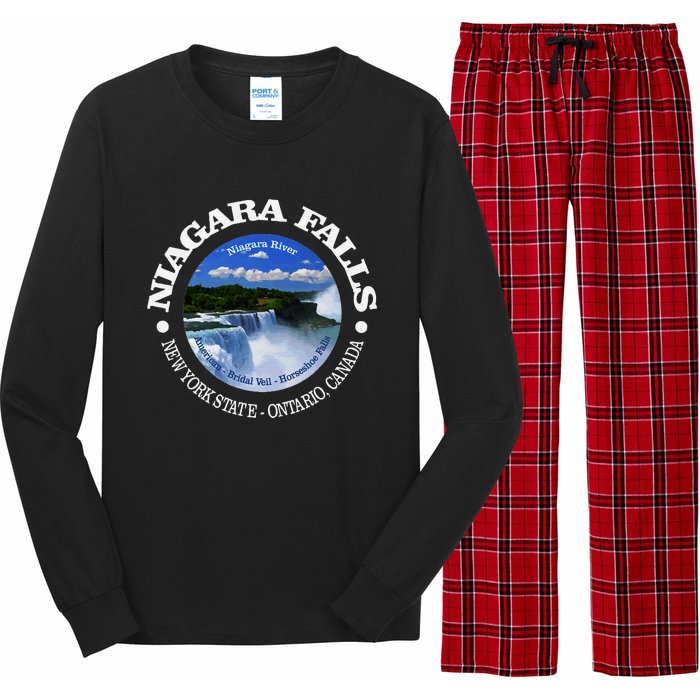 Funny Niagara Falls Niagara River New York State Canada Long Sleeve Pajama Set