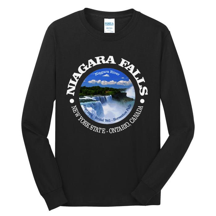 Funny Niagara Falls Niagara River New York State Canada Tall Long Sleeve T-Shirt