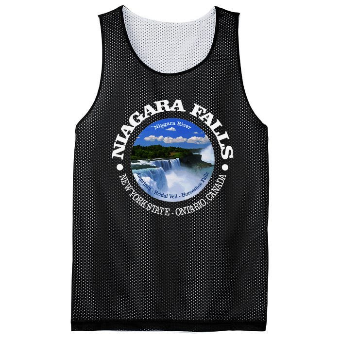 Funny Niagara Falls Niagara River New York State Canada Mesh Reversible Basketball Jersey Tank