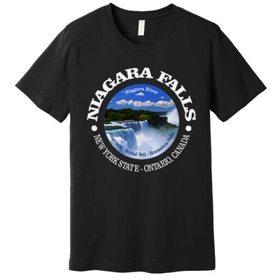 Funny Niagara Falls Niagara River New York State Canada Premium T-Shirt