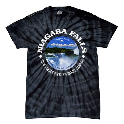 Funny Niagara Falls Niagara River New York State Canada Tie-Dye T-Shirt