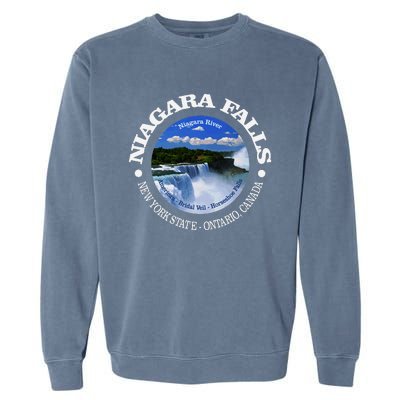 Funny Niagara Falls Niagara River New York State Canada Garment-Dyed Sweatshirt