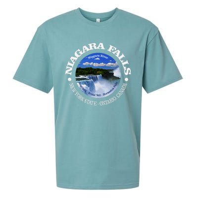 Funny Niagara Falls Niagara River New York State Canada Sueded Cloud Jersey T-Shirt