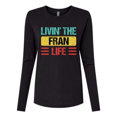 Fran Name Womens Cotton Relaxed Long Sleeve T-Shirt