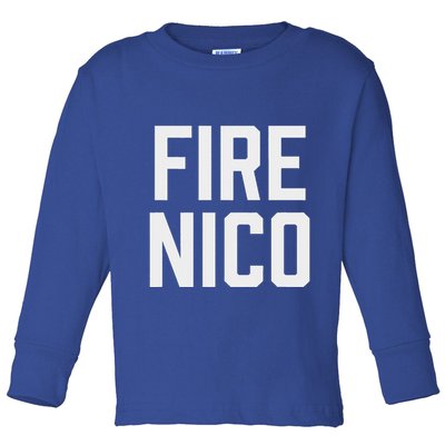 Fire Nico Toddler Long Sleeve Shirt