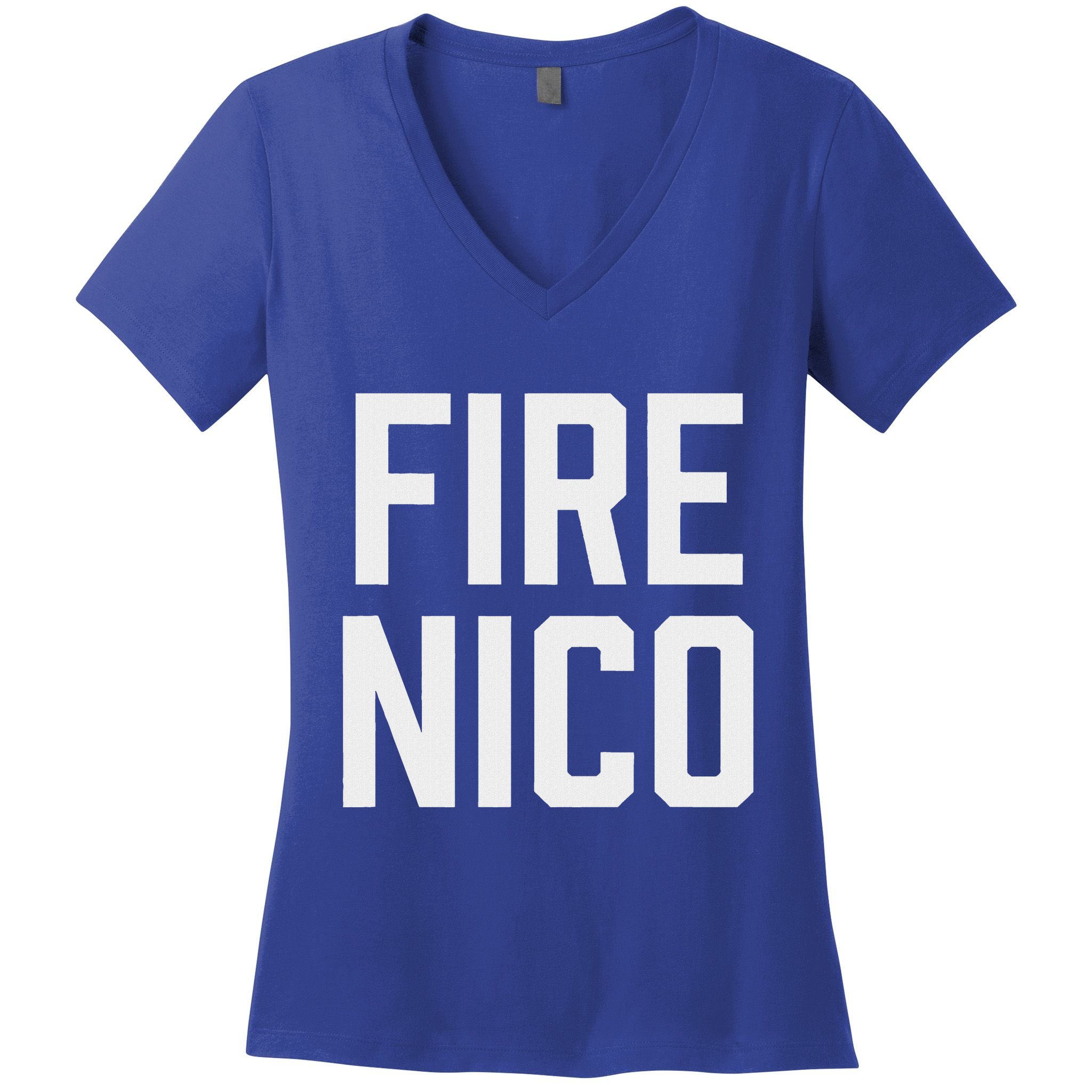 Fire Nico Women's V-Neck T-Shirt