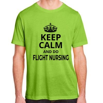 Flight Nurse / Funny Keep Calm And Do Flight Nursing! Cute Gift Adult ChromaSoft Performance T-Shirt