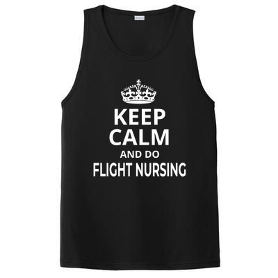 Flight Nurse / Funny Keep Calm And Do Flight Nursing! Cute Gift PosiCharge Competitor Tank