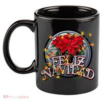 Feliz Navidad 11oz C Handle Ceramic Mug