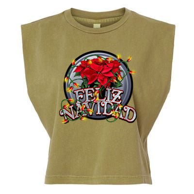 Feliz Navidad Garment-Dyed Women's Muscle Tee