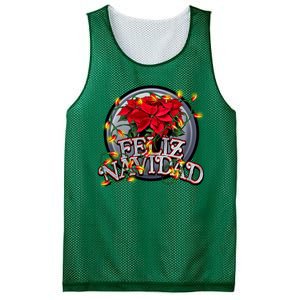 Feliz Navidad Mesh Reversible Basketball Jersey Tank