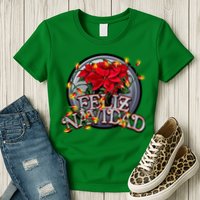 Feliz Navidad Womens T-Shirt