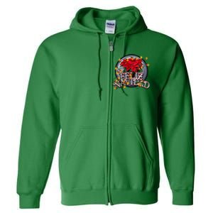 Feliz Navidad Full Zip Hoodie