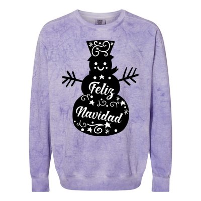 Feliz Navidad Colorblast Crewneck Sweatshirt