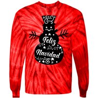 Feliz Navidad Tie-Dye Long Sleeve Shirt