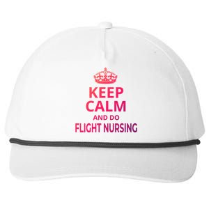 Flight Nurse / Funny Keep Calm And Do Flight Nursing! Cute Gift Snapback Five-Panel Rope Hat