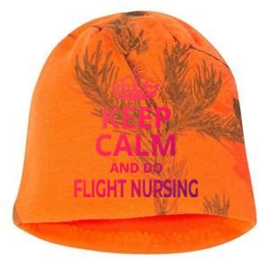 Flight Nurse / Funny Keep Calm And Do Flight Nursing! Cute Gift Kati - Camo Knit Beanie