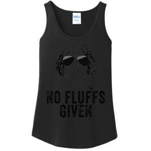 Funny No Fluffs Given Sheepadoodle Doodle Dog Mom Dad Ladies Essential Tank