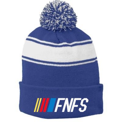 Fellas Need Fun Stories Fnfs Party Stripe Pom Pom Beanie