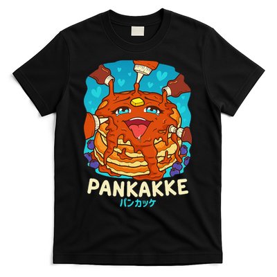 Funny Naughty Foodie Pun Kawaii Pankakke Japanese Pancake T-Shirt