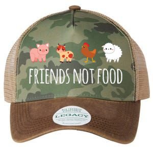 Friends Not Food Vegetarian Vegan Legacy Tie Dye Trucker Hat