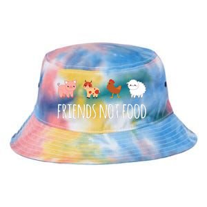 Friends Not Food Vegetarian Vegan Tie Dye Newport Bucket Hat