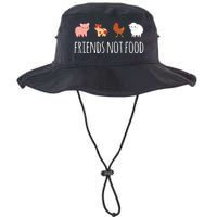 Friends Not Food Vegetarian Vegan Legacy Cool Fit Booney Bucket Hat