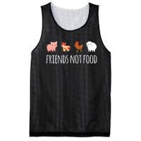 Friends Not Food Vegetarian Vegan Mesh Reversible Basketball Jersey Tank