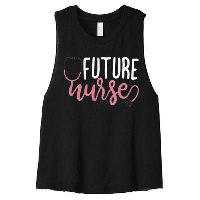 Future Nurse Women's Racerback Cropped Tank